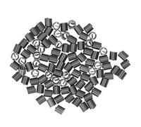 LUCKDANO 100 Piezas M6x1 Inserto de Rosca Universal Tuerca Reductora de Rosca de Acero Inoxidable Herramienta de Reparación de Tipo de Manga Accesorio Industrial Alta Resistencia Resistente Al (2D)