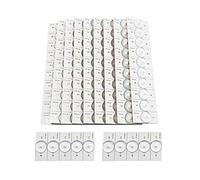 LUCKDANO 20 Cuentas de Lámpara SMD de 3 V con Filtro de Lente óptica para Reparación de Televisores LED de 32 a 65 Pulgadas: Alto Brillo, Eficiencia Energética, Fácil de Instalar, Múltiples Opciones