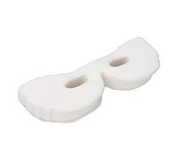 LUCKDANO 200 Piezas de Papel Desechable para Máscara de Ojos, Hojas de Algodón Suave y Transpirable para el Cuidado de la Piel de Bricolaje, con Estructura de Seda Fina y Ligera para