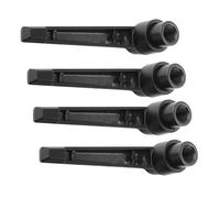 LUCKDANO 4 Uds Perillas de Máquina de Metal de Fijación Ajustable M5 Hilo Femenino 50mm de Abrazadera Universal Resistente a la Corrosión de Acero Inoxidable (#3)