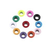 LUCKDANO 500 Ojales de Metal Redondos de 3 Mm de Colores Mezclados para álbumes de Recortes, Fabricación de Tarjetas y Artesanía en Cuero, Accesorios de Ojales Duraderos para Proyectos de Bricolaje