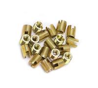 LUCKDANO a Rosca de Buje 20 Piezas Insertos de Rosca de Acero Al Carbono M6x1.0 y M9x1.0 |Accesorios de Reparación de Roscas Galvanizadas para Automoción, Construcción y Más (#1)