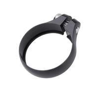 LUCKDANO Abrazadera de Perno para Bicicleta de 31,8mm para Tija de Sillín de 27,2-aleación de Aluminio Súper Ligera-fácil Instalación en Opciones Negras y Rojas (BLACK)