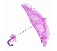 LUCKDANO Accesorio para Fotografía de Bodas con Opciones Multicolores | Elegante y Cómodo para Bailar, Celebrar y Uso Diario | Diámetro del Dosel de 55 cm. (Purple)