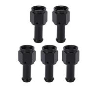 LUCKDANO Adaptador de Conexión de Púas 6AN Macho a 5PCS 6AN Hembra a 5/16 NPT - Adaptador de Rosca Hembra a Macho de Aleación de Aluminio para Aplicaciones Automotrices