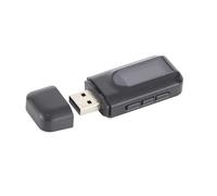 LUCKDANO Adaptador de Transmisor USB Receptor Transmisor Bluetooth 5.0 Adaptador AUX Inalámbrico 2 en 1 con Pantalla LCD Transmisión Estable Compatible con Computadora, TV,