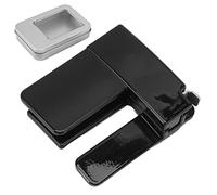 LUCKDANO Afectador de Cintura, Clips de Cintura para Pantalones Clamp/Holder de Cintura con Ajuste Flexible ABS Multi -Función No Es un Diseño Elegante para la Vida Diaria (BLACK)