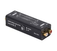 LUCKDANO Aislador de Ruido de Bucle de Tierra de Canal: Filtro de Señal de Sonido Premium, Elimina Zumbidos y Zumbidos, para Reproductor Mezclador de Micrófono de Conferencia