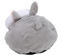 LUCKDANO Algodón Cálido Hámster Durmiendo Lindo Animal Pequeño Ardilla Jaula de Jaula para Mascota Pigmean, Estilo de Conejo (Gray Gray)