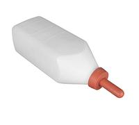 LUCKDANO Alimentador de Leche de Ternero, Botella de Alimentación de Letrero de Ternero para Bebés con Pezón Desmontable 4L Tipo Vertical de Portátil Botella Alimentadora de Alimentación de