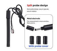 LUCKDANO Analizador de Oxígeno Disuelto JPB-70A con Sonda de OD - Monitor de Calidad del Agua para Acuicultura y Laboratorios - Tiempo de Respuesta Rápido y Compensación de Temperatura Precisa