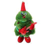 LUCKDANO árbol de Navidad Cantando Juguete de Peluche de árbol de Navidad Eléctrico Que Canta y Baila con 8 Canciones Que Suenan Continuamente, Brillando y Balanceándose, Lindo Juguete de Peluche