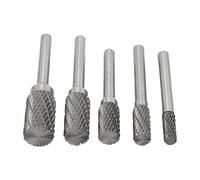 LUCKDANO Archivos de Burrs de Carbide Juego de Joyas de Tallado de Madera de Vástago de Vástago que Fabrican Kit de Molienda de Superficie para Maza de Carpintería de Maquinaria