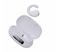 LUCKDANO Auriculares Inalámbricos True Wearless BT 5,3 Pulse Tecnología DT3.0 Duración de la Batería 50H Reducción de Ruido ENC Ajuste Ergonómico Sonido Claro (White)