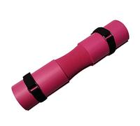 LUCKDANO Barbell Pad Barbell El Pad Es una Almohadilla de Esponja de Goma de Alta Densidad Adecuada para Sentadillas, Estocadas y Empujes de cadera. Viene con Arnés de Seguridad, Es Portátil, (Rosado)