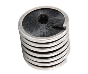 LUCKDANO Beal - Cepillo de limpieza para cuerda de espeleología de roca al aire libre, material de acero inoxidable y nailon, herramienta de limpieza ligera para cuerdas de 8 a 13 mm de diámetro