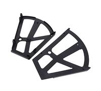 LUCKDANO Bisagras para Gabinetes de Zapatos Accesorio de Bisagra para Gabinete de Zapatos de Dos Capas para el Hogar - Material ABS, Diseño Elegante para Dormitorio y Entrada, Fácil Montaje - (BLACK)