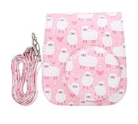 LUCKDANO Bolsa de Cámara, Bolso de Cerda con Cámara con Correa para la Correa de Hombro PU Cuero para