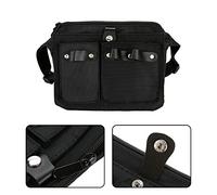 LUCKDANO Bolsa de Herramientas de Peluquería Profesional para Barberos - Durable y Fácil de Limpiar Bolsa de Cinturón para Coleccionista de Tijeras y Peines - Almacenamiento Versátil para