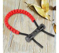 LUCKDANO Bow Sling Tiro con Cuerda de Muñeca para Tiro con - Correa de Alta Resistencia para un Mejor Control del - Accesorio de Muñeca de Ajuste Universal (Rojo)