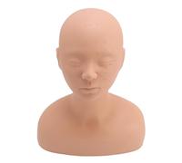LUCKDANO Cabeza de maniquí de Entrenamiento de Masaje de PVC Realista, Modelo de Práctica de Punto de Acupuntura Suave para Cosmetología y Uso en Salón, Ideal para Entrenamiento de Maquillaje y Masaje