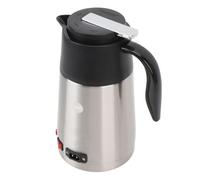 LUCKDANO Caldera para Automóvil Caldera para Automóvil para Calentador de Agua de Alta Potencia de 24 V y 200 W, Calentador de Leche Eléctrico Portátil de Acero Inoxidable de 1,3 L para Vehículos