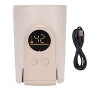 LUCKDANO Calentador de Biberones Portátil, Recargable, 6 Velocidades, Calentamiento Rápido, Calienta Uniformemente la Leche con Apagado Automático, para Viajes Al Aire Libre