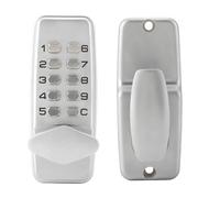 LUCKDANO Cerradura Codificada de Aleación de Zinc sin Llave con Teclado Mecánico - Combinación de Seguridad de 2 a 8 Dígitos - Ideal para Puertas de Oficina y Alquiler - Fácil Instalación con Manual