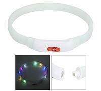 LUCKDANO Collar de Perro LED Recargable, Collar de Perros Que Caminan con para Pequeños Luces de de Seguridad Brillo Ajustable en los Cuellos Oscuros para Pequeños Medianos Grandes Noches Caminando