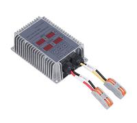 LUCKDANO Controlador de Carga de Batería Solar, Tipo MPPT, Voltaje Regulable, Apto para 24-85V, Diseño Resistente Al Agua, con Pantalla de Visualización para Carga de Batería Solar. (200W)