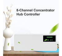LUCKDANO Controlador de Concentrador Concentrador de 8 canales: Regulador de Temperatura Inteligente para Sistemas de Calefacción por Suelo Radiante y Calderas de Gas, Eficiencia Energética con