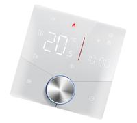 LUCKDANO Controlador de Temperatura Digital Programable con Control de Voz con Pantalla LED Compatible con Tmall Genie y Echo, 5-35 °C Ajustable para Uso Doméstico (Calentamiento de Agua)