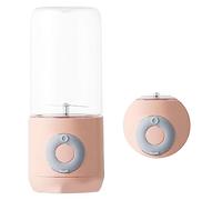 LUCKDANO Copa de Licuadora, Fabricante de Softie de la Botella de Licuadora Eléctrica con Exprimidor de Licuador Portátil 6 Cuchillas USB Recargable Frutas de Frutas Expulsor de Taza de Taza para la