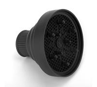 LUCKDANO Cubierta Difusora Plegable Profesional para Secador de pelo: Herramienta Difusora de Soplador Ecológica y Resistente a Altas Temperaturas Disponible en Varios Colores (BLACK)