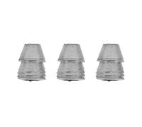 LUCKDANO Cuñas de Martillo de Acero 20 Piezas de Cuñas de Redondo - Juego de División de de Martillo de Acero para Hachas y Martillos - Herramientas de Refuerzo para Carpinteros y Constructores