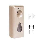 LUCKDANO Dispensador Automático de Ambientador en Spray de 300 Ml - Control Digital Inteligente, Batería de Larga Duración, Difusión de de 360° - Ideal para Hoteles, Oficinas, Baños Oro Elegante