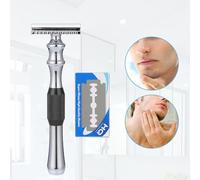 LUCKDANO Elegante Cuchilla de Doble Cara Afilada Aleación de Aluminio Trimmerdetachable Anti -slip Many Trimmerbase Fácil y Seguro para Usar la Cuchilla Cerrada (Hilo)