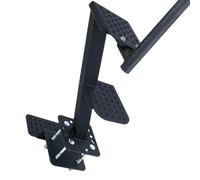 LUCKDANO Escalón para Remolque de Barco Escalón para Remolque de Barco: de Lengüeta de Universal Antideslizante de 2 Escalones de Acero Al Carbono con Asa, Adecuado para Varios Barcos