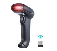 LUCKDANO Escáner de Códigos de Barras Portátil Inalámbrico 2.4G con Receptor USB - Alta Velocidad 100 Escaneos/seg - Resolución de 3 Almacenamiento Fuera de Línea hasta 5000 Códigos de Barras