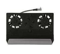 LUCKDANO Estación de Acoplamiento para Plataforma de 10 en 1 | Base ROG Ally con 5 Puertos USB | Ventilador de Refrigeración Dual y Salida Multimedia 4K HD | Estación de Carga PD de 100 W