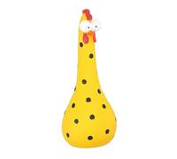 LUCKDANO Estatua de Pollo Estatua de Pollo con Cuello de Animal - Decoración de Jardín de Animales Realista - - Adecuado para Decoración Interior y Exterior - Opción de Regalo (Yellow)