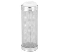 LUCKDANO Filtro de Acuario de Acero de Acero Inoxidable Cesta de Entrada de Maleta Guardia de Camarones 5 Paquete Extensible para Pescado (Diámetro Interno de 12 mm)