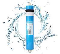 LUCKDANO Filtro de de Agua 50/75/100 GPD Filtro de Membrana de ósmosis Inversa para el Hogar de de Agua RO. Purificación de de Alta Eficiencia 75GPD, Adecuada para la Mayoría de los Consumos