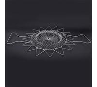 LUCKDANO Fries Basket Fry Cesta Plegable para Freír - Colador de Cocina de Acero Inoxidable Premium para Patatas Fritas, Pollo y Más - Herramienta de Cocina Versátil para Freír y Hervir Fácilmente