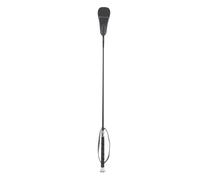 LUCKDANO Fusta para Montar Verde Fusta Ecuestre para Equitación - Diseño Antideslizante de 68 Cm Fibra de PC Resistente con Punta de Cuero - Elegante Nichapado - para Doma y Entrenamiento - Goma