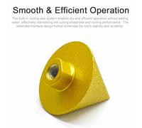 LUCKDANO Herramienta de Biselado Soldada con Grano de Diamante para Fresado de Precisión de 38 Mm/50 Mm | Fácil Biselado, Pulido y Agrandamiento de Orificios para Taladros Manuales y Amoladoras