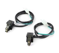 LUCKDANO Interruptor de Apagado de Motocicleta Universal, Interruptor de Arranque de Motocicleta, Botón Doble de Encendido de Manillar, 22mm, Apto para ATV Dirt Bike