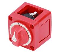 LUCKDANO Interruptor de Perilla de Batería 300A Circuito Dual 4 Cables Protección de Encendido Extraíble IP66 Impermeable para Yates RVs