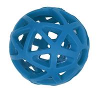 LUCKDANO Jolly Hueco de 10 Pulgadas - Juguete Interactivo para Masticar Mordeduras para Perros - Goma Premium, Diseño Flexible, Liviano y - para Diversión en Interiores y Exteriores (Medio)