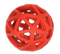 LUCKDANO Jolly Hueco de 10 Pulgadas - Juguete Interactivo para Masticar Mordeduras para Perros - Goma Premium, Diseño Flexible, Liviano y - para Diversión en Interiores y Exteriores (Pequeña)